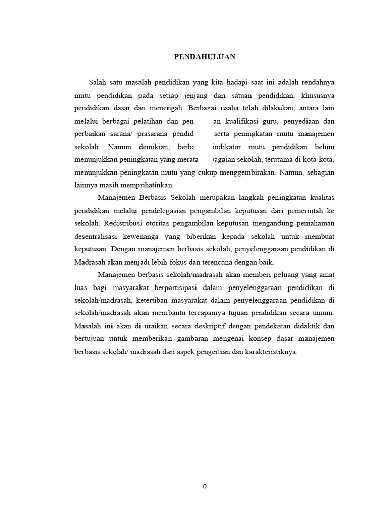 Karakteristik Manajemen Sekolah Efektif | PDF | Karier & Perkembangan