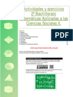 Matematicas Bachillerato 2º Ciencias Sociales-Problemas-marea Verde