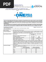 Sbi One India Fund