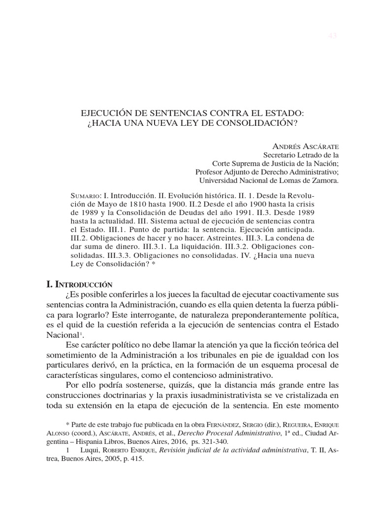 Ejecución de Sentencias Estatales | PDF | Sentencia (ley) | Estado