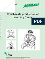 Small-Scale Production of Weaning Foods: Agrodok-Series No. 22