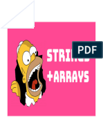 Strings e Arrays