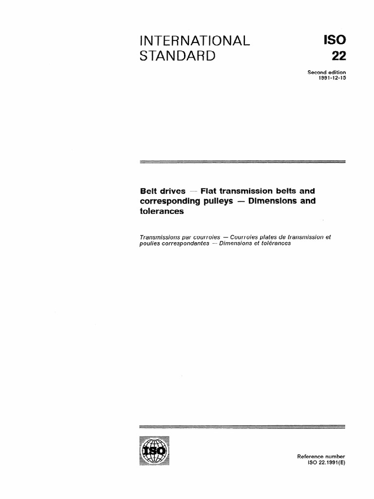 ISO 00022-1991 Scan | PDF