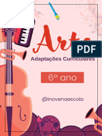 Amostras Atividades Adaptadas - Arte 6º Ano - INOVE NA ESCOLA