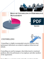 Role of Counselling in Performance Management