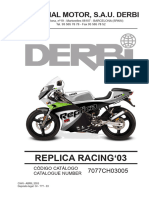 Derby GPR Replica Racing 2003 Parts List WWW - Manualedereparatie.info