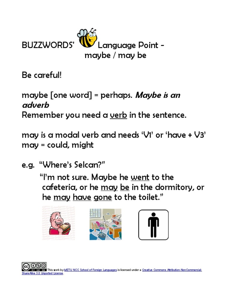 Maybe May Be | PDF | Language Arts & Discipline | Foreign Language Studies