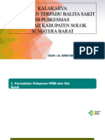 Pencatatan Pelaporan, Supervisi Fasilitatif Dan Monev MTBS Dan Gizi Buruk