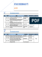 Jadwal Diseminasi Ganjil 2122 - 271221