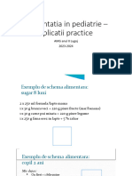 Stagiu Clinic Alimentatia in Pediatrie - Aplicatii Practice 2023