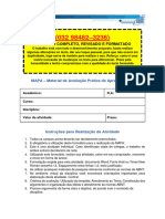 Resolução - (032 98482-3236) - M.A.P.A - Unicesumar - Mapa - Log - Gestão de Transporte e Infraestrutura - 54-2023