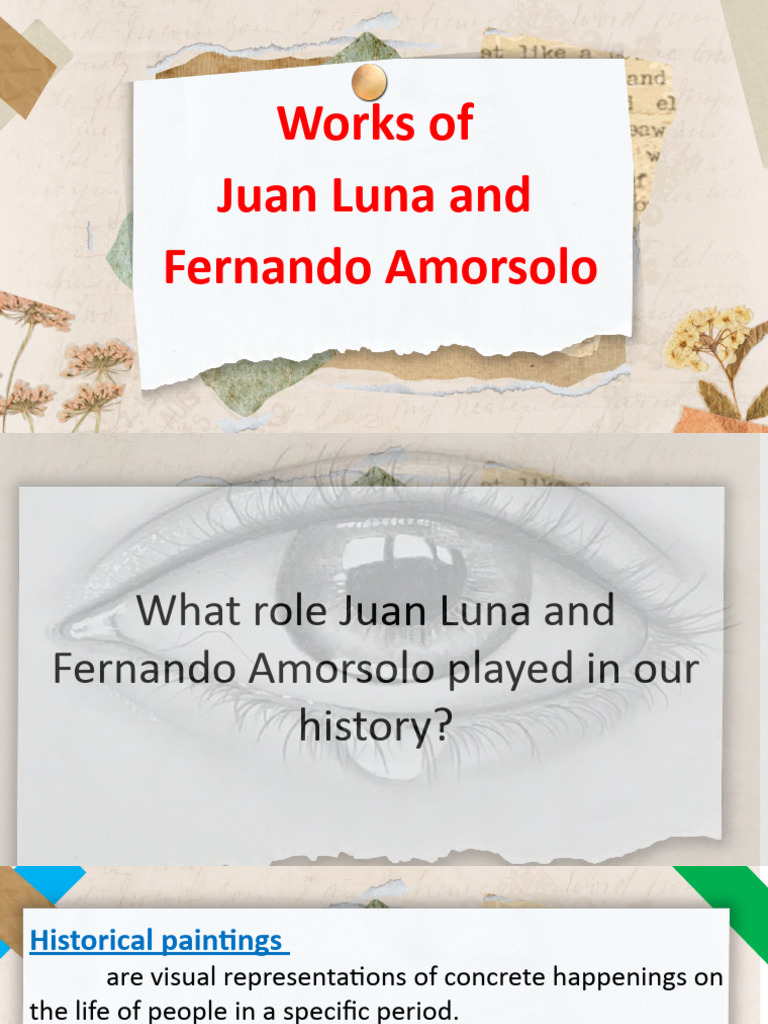 Works of Juan Luna and Fernando Amorsolo | PDF | Paintings