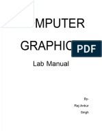 PDF Computer Graphics Practical Manualdocx