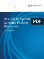 CIS Redhat Openshift Container Benchmark V1.4 PDF