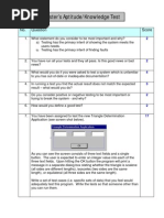 Test Questions