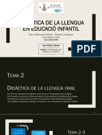 Tema 2.3 - Didàctica Llengua Oral - DLlen - Inf-GC - 2023-24