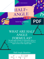 Half Angle Identities