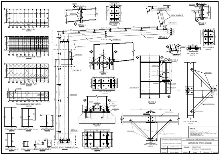 Steel Structure Design Project Report | PDF | Structural Engineering ...
