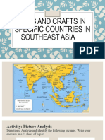 Arts and Crafts in Specific Countries in Southeast (ARTS8 - Q1)