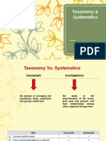 GB2 HO9. Taxonomy and Systematics