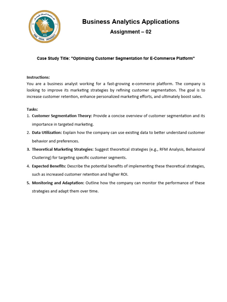 Optimizing E-Commerce Customer Segmentation | PDF