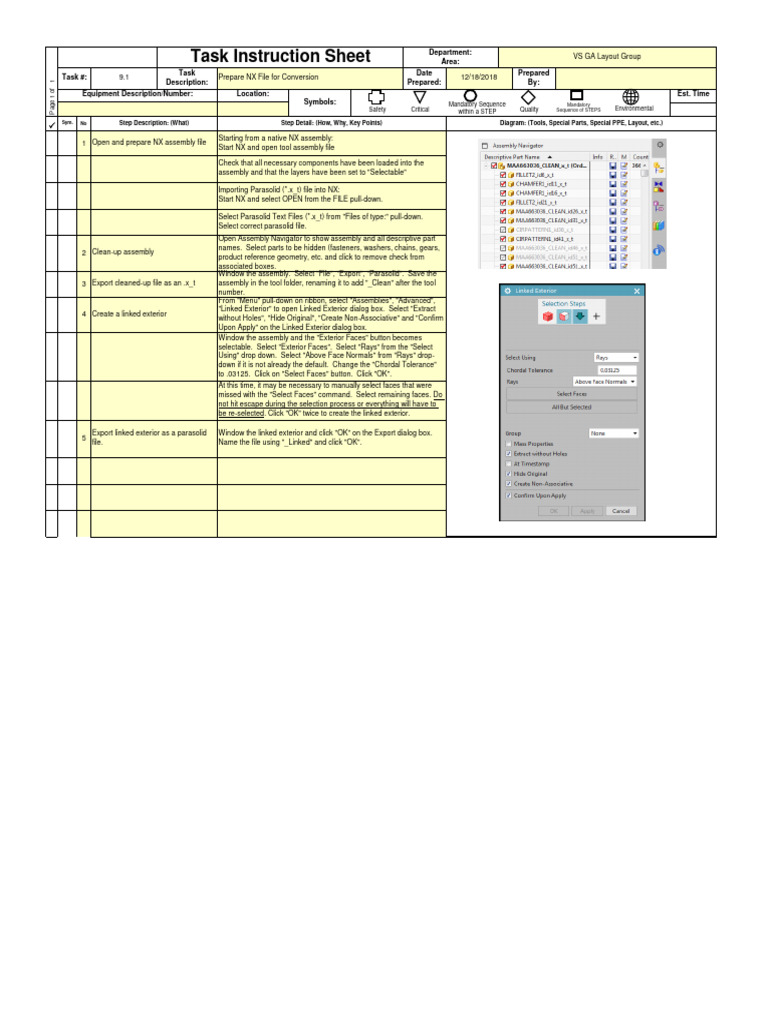 Prepare NX File for Conversion | PDF | Auto Cad | Computing