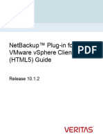 NetBackup102 VSphereClient HTML5 Plug-In Guide