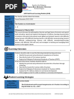 Module 1 The Teacher and The School Curriculum