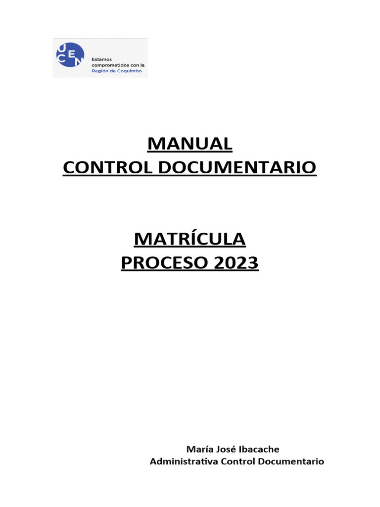 Manual Control Documentario | PDF | Derecho