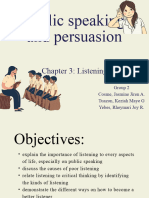 Public Speaking and Persuasion