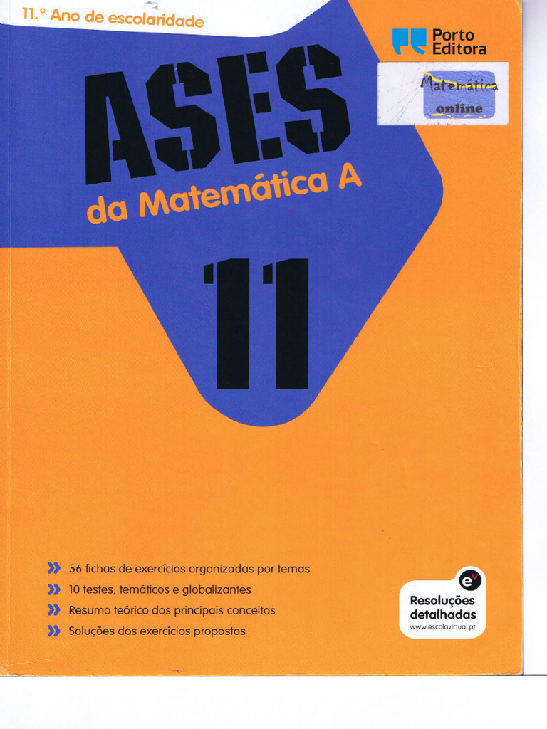 11ºano ASES Da MatematicaA - Portoeditora | PDF