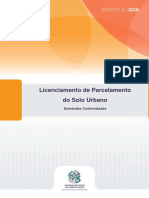 Licenciamento de Parcelamento Do Solo Urbano