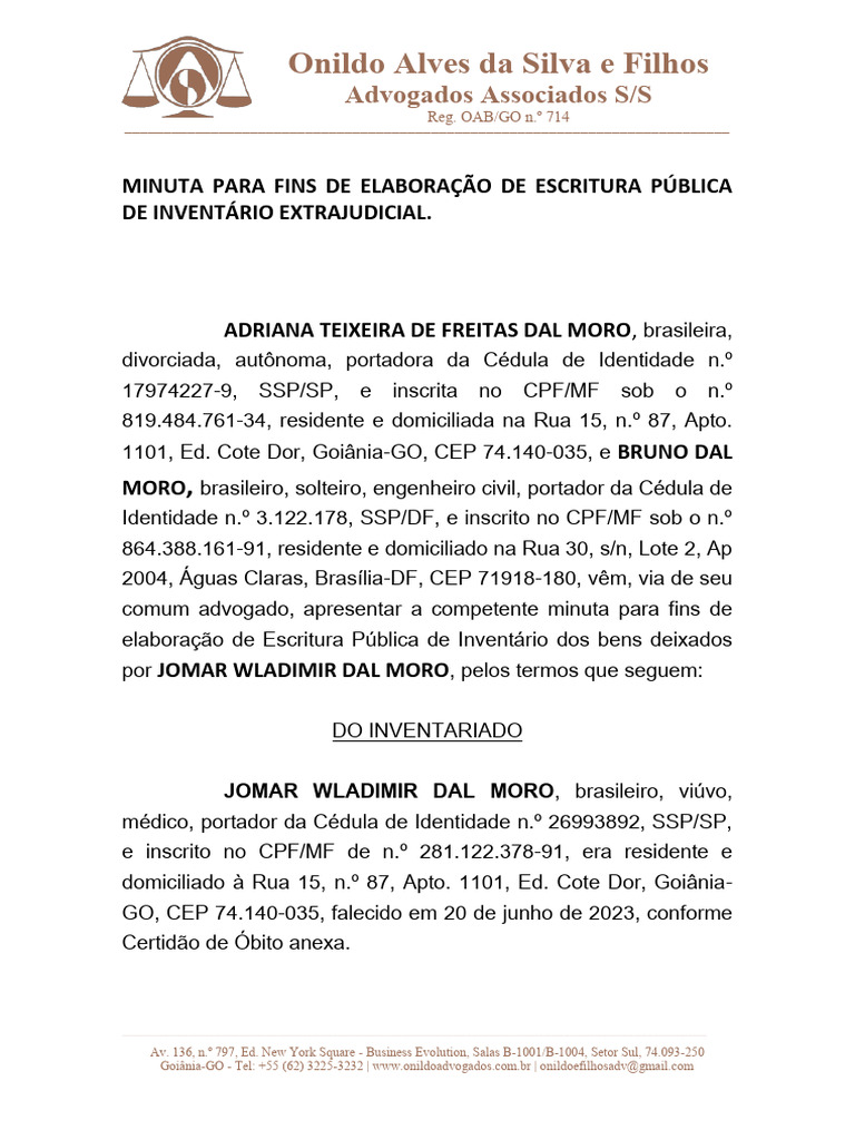 Quanto Tempo Demora Inventario Extrajudicial