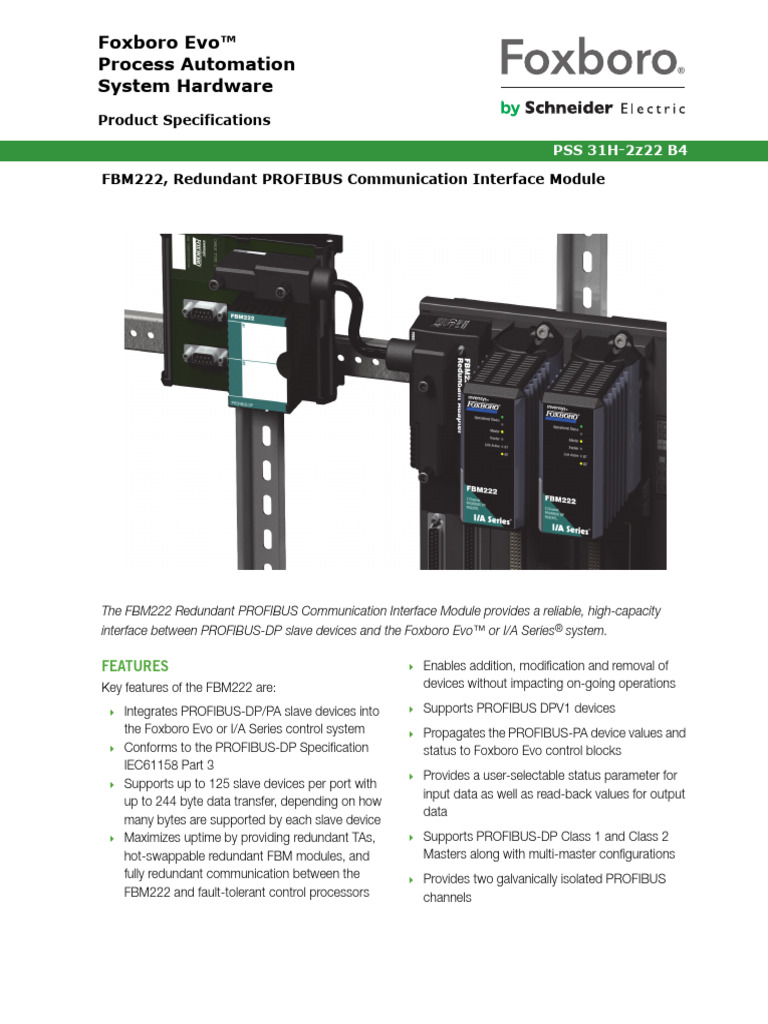 FBM222 PSS | PDF | Electromagnetic Compatibility | Input/Output