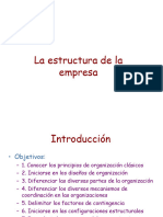 Estructura de La Empresa