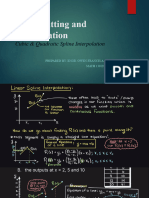 9 10 Curve Fitting and Interpolation Part 2.1