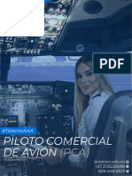 Brochure Piloto Comercial de Avion Medellin