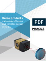 PHASICS Brochure Optical Metrology Solutions Kaleo Products V9