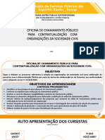 Oficina Chamamento Público Contratualização OSCs