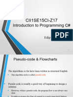 Lec 03 Pseudo Code Flowchart Cs