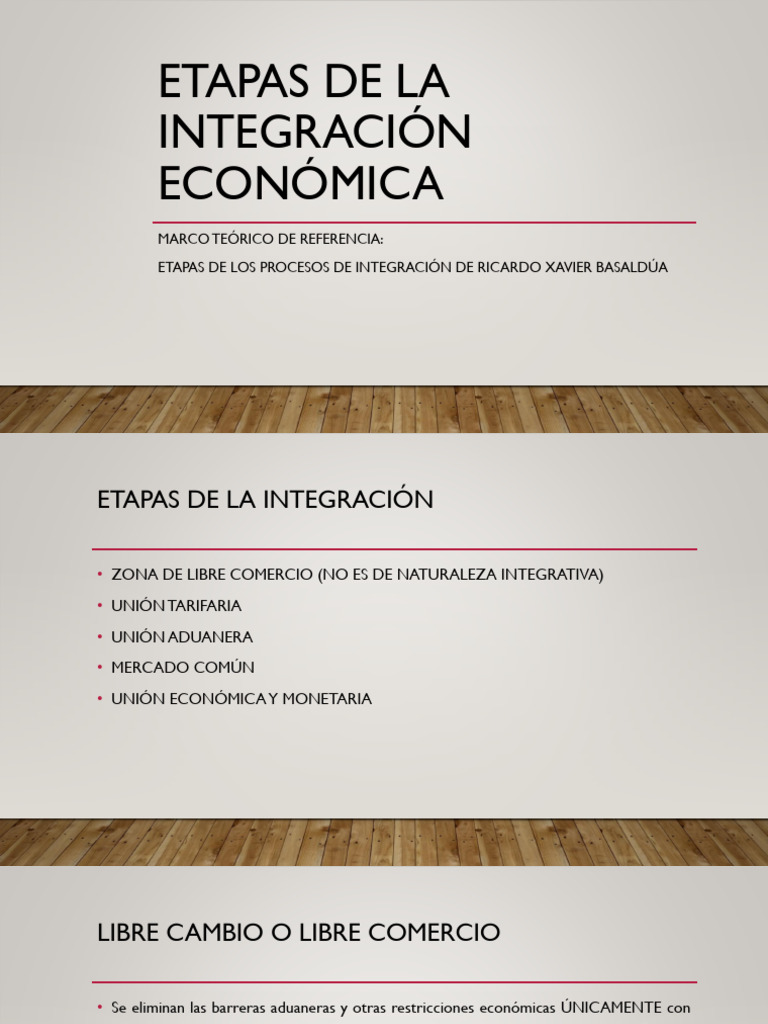 Etapas de La Integracion Economica GM | PDF | aduana | Euro