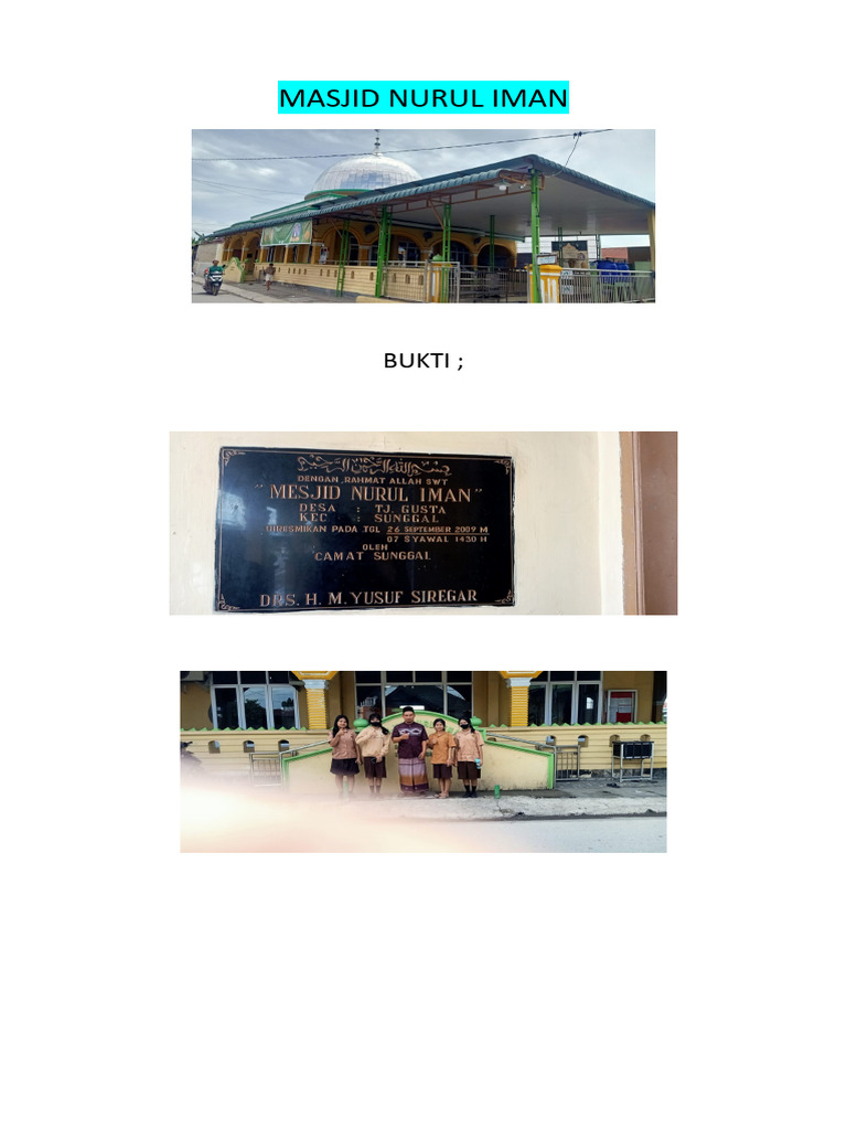 Masjid Nurul Iman Pdf