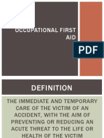 Occupational First Aid