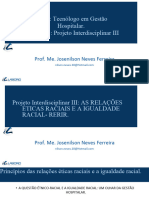 Und I. Aula #03 - Apresentação Do Projeto - As Relações Éticas Raciais e A Igualdade Racial