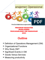 Pertemuan 1. Operations Management 2023