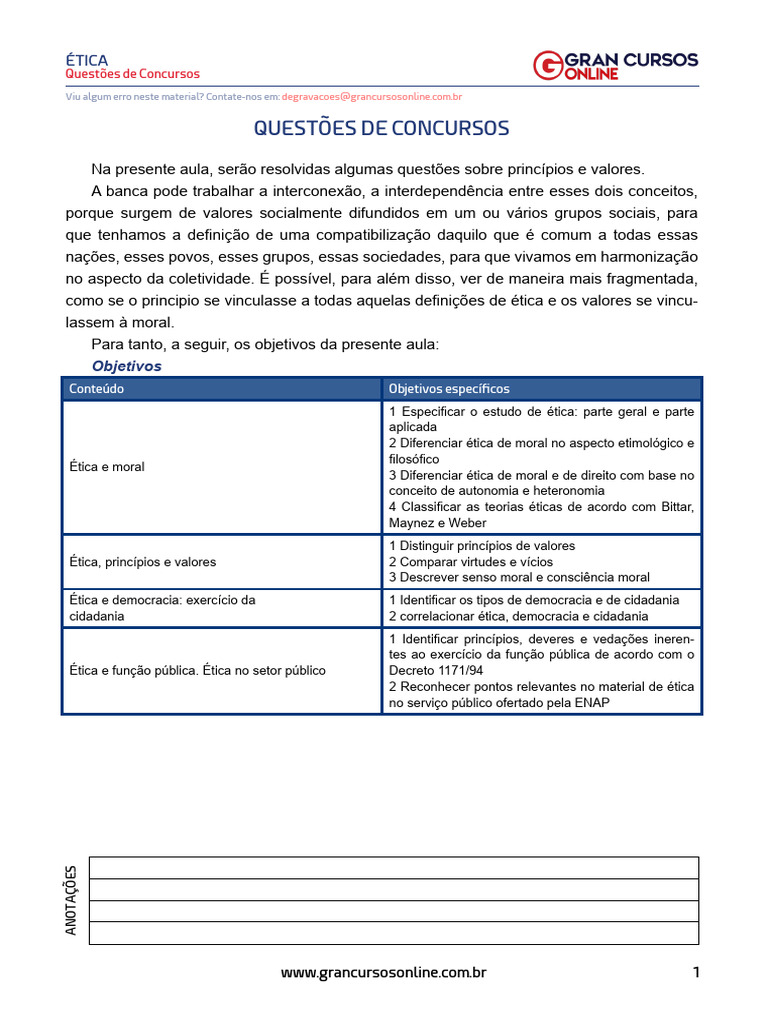 Etica No Servico Publico 2022 Aula 04 Qu 1661449805 Pdf Moralidade