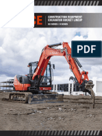 Kubota Construction Equipment Excavator Bucket Brochure (KX U Series) English