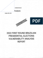 2022 First Round Brazilian Presidential Elections Vulnerability Analysis Report - Text