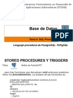 BD 06 2 SQLProcedural PLPGSQL