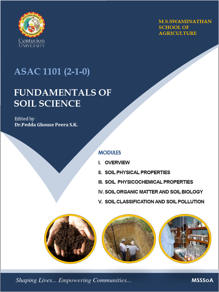 Soil Science PDF Soil Plate Tectonics